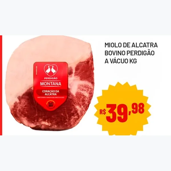 Miolo de Alcatra Bovino a Vácuo Perdigão