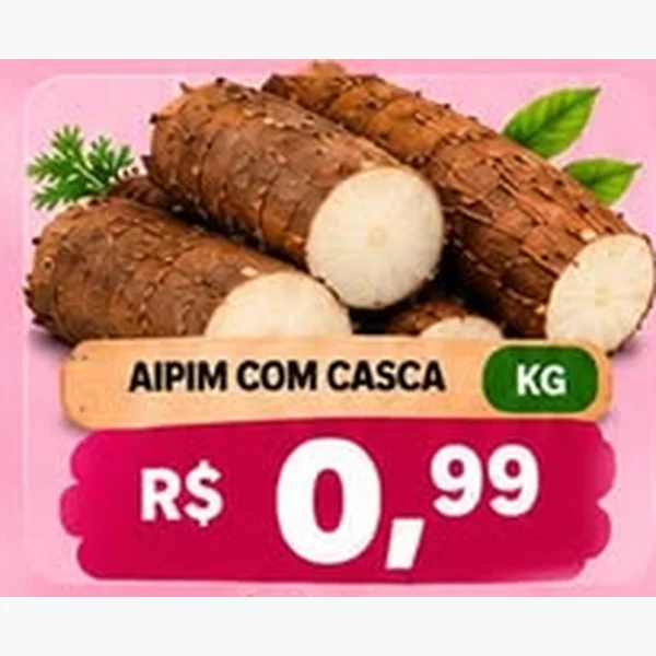 Recorte do encarte de Aipim com Casca