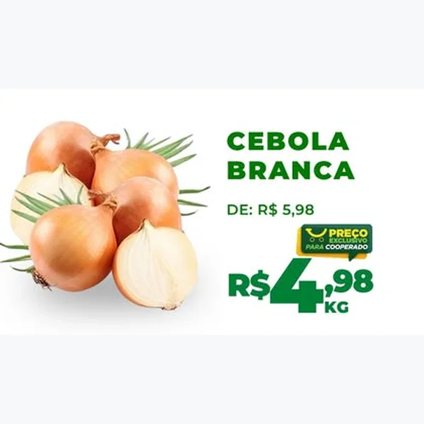 Recorte do encarte de Cebola Branca
