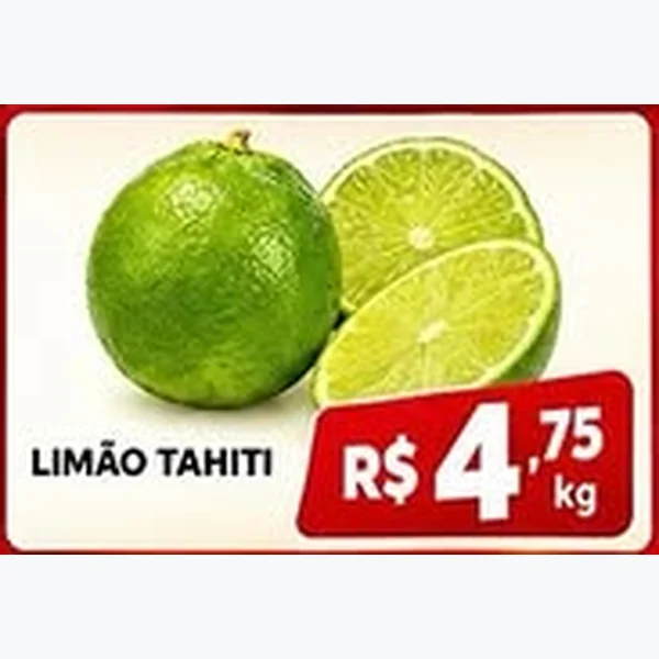 Recorte do encarte de Limão Tahiti