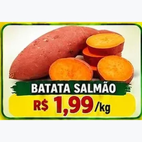 Recorte do encarte de Batata Salmão