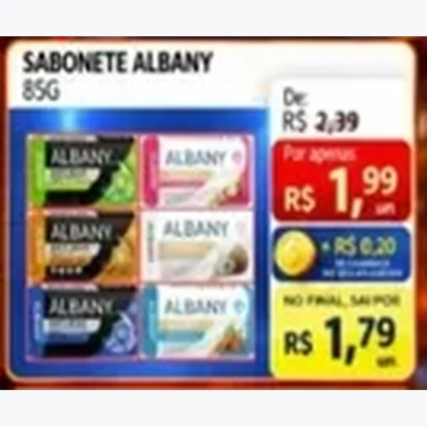 Sabonete Albany 85 g