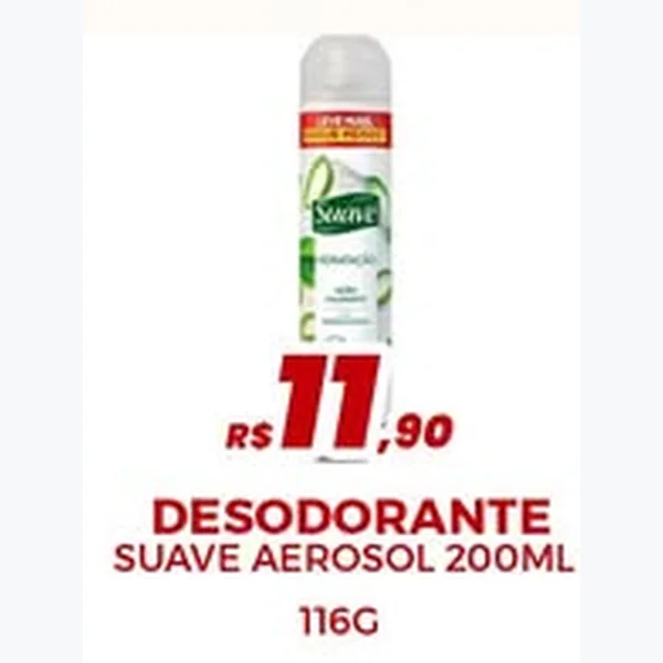 Desodorante Aerosol Suave 200 ml