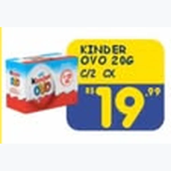 Ovos de galinha Kinder 20 g