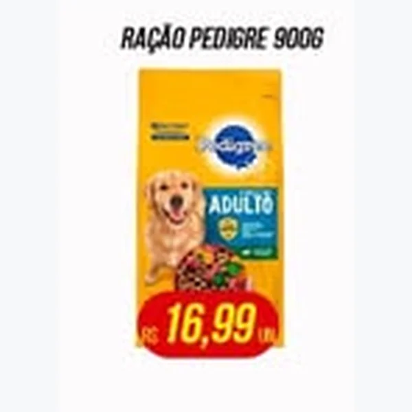 Recorte do encarte de Ração Pedigree 900 g