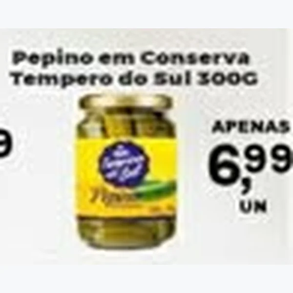 Pepino em Conserva Tempero do Sul 300 g