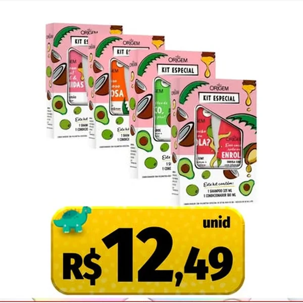 Kit Shampoo e Condicionador Origem 2 un × 325 ml
