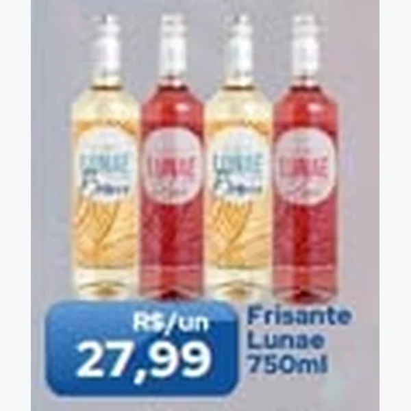 Recorte do encarte de Frisante Lunae 750 ml