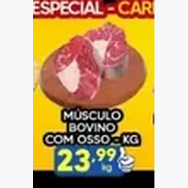 Músculo Bovino com Osso