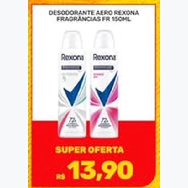Recorte do encarte de Desodorante Aero Rexona 150 ml