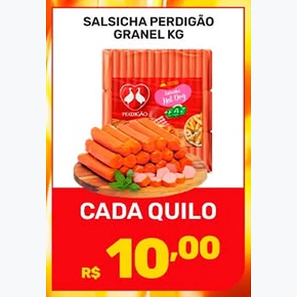 Recorte do encarte de Salsicha Perdigão