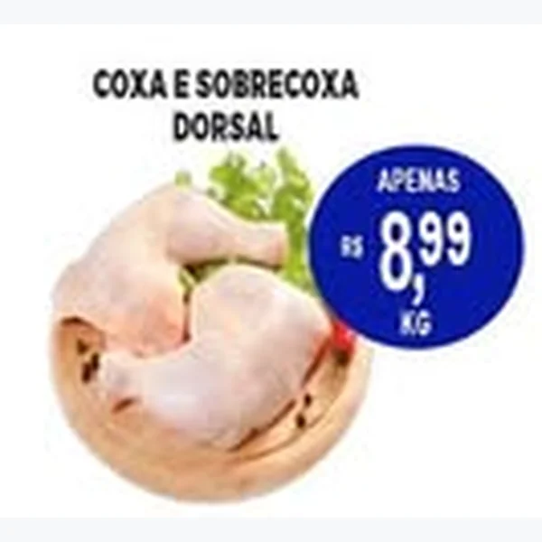 Recorte do encarte de Coxa e Sobrecoxa Dorsal