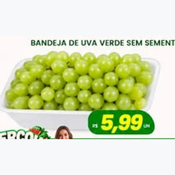 Recorte do encarte de Uva Verde sem Semente