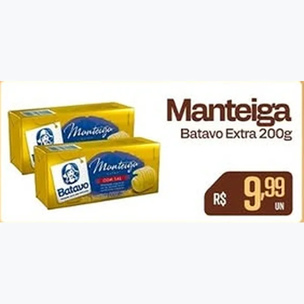 Manteiga Extra Batavo 200 g