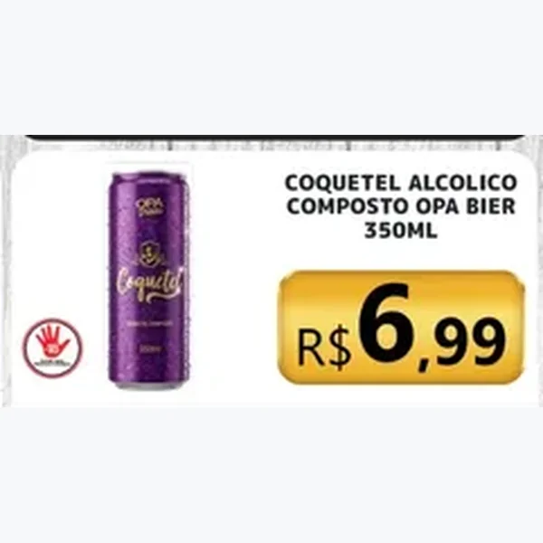 Coquetel Alcoólico Composto Opa Bier 350 ml