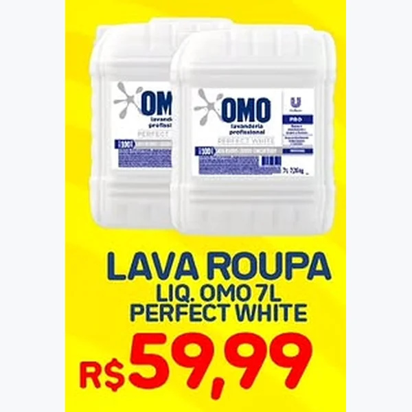 Lava Roupa Líquido Perfect White Omo 7 L