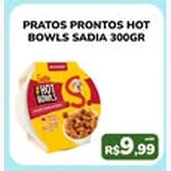 Pratos Prontos Hot Bowls Sadia 300 g