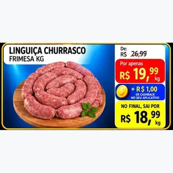 Linguiça Churrasco Frimesa