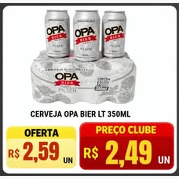 Cerveja Pilsen Opa Bier 350 ml