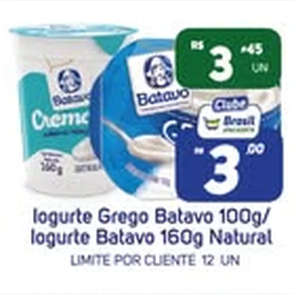 Iogurte Grego Batavo 100 g
