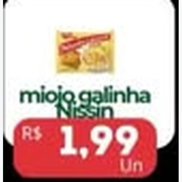 Miojo Galinha Nissin