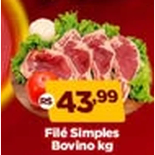 Filé Simples Bovino
