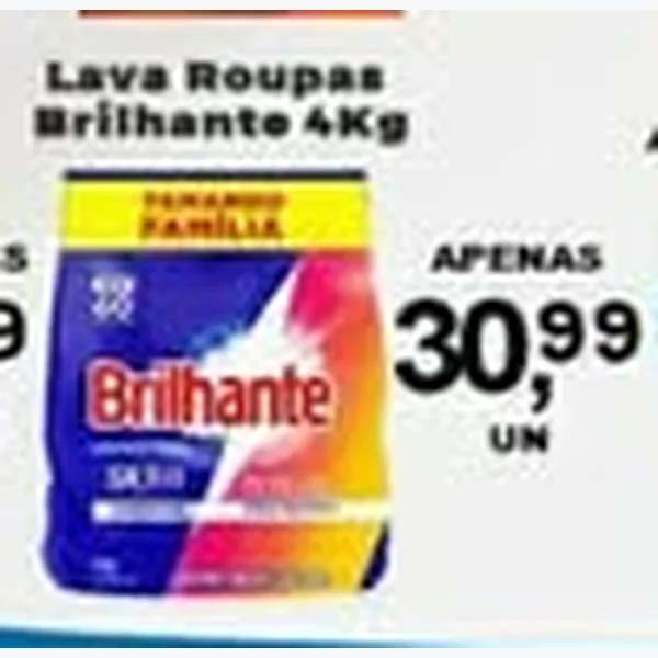 Lava Roupas Brilhante 4 kg
