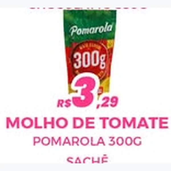 Molho de Tomate Sachê Pomarola 300 g