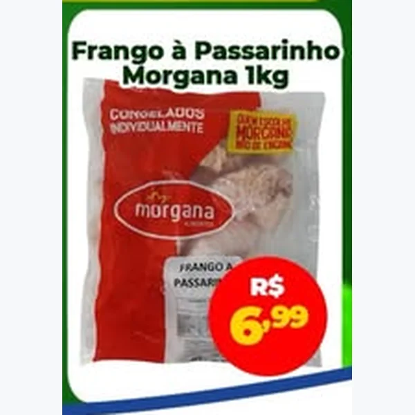 Recorte do encarte de Frango a Passarinho Morgana 1 kg
