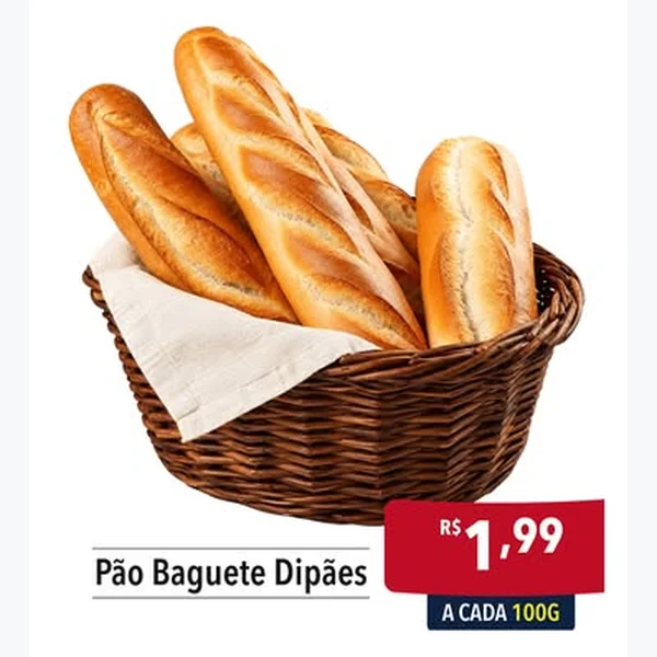 Pão Baguete Dipães