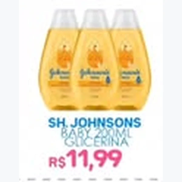 Recorte do encarte de Shampoo Glicerina Johnson's 200 ml
