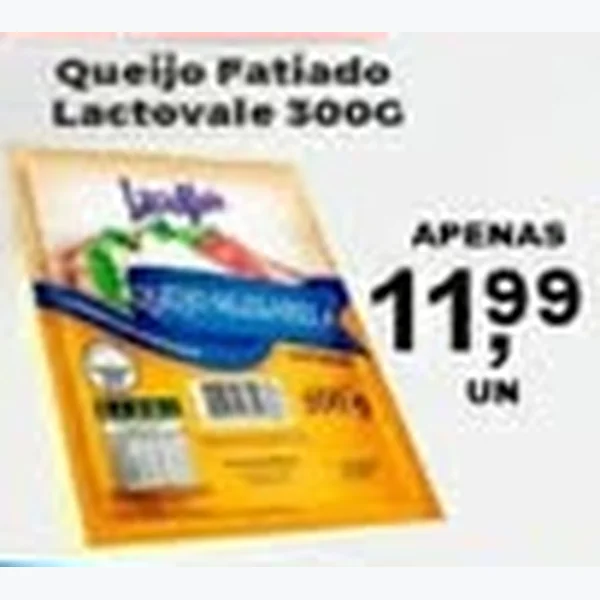 Queijo Fatiado Lactovale 300 g