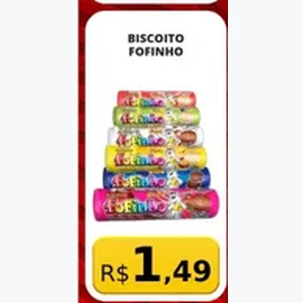 Recorte do encarte de Biscoito Fofinho