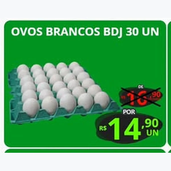 Ovos Brancos 30 un