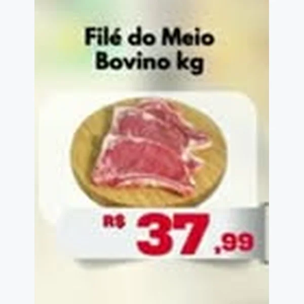 Recorte do encarte de Filé do Meio Bovino