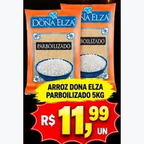 Arroz Parboilizado Dona Elza 5 kg