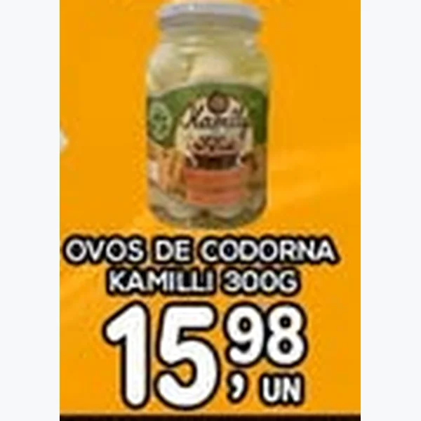 Ovos de Codorna Kamilli 300 g