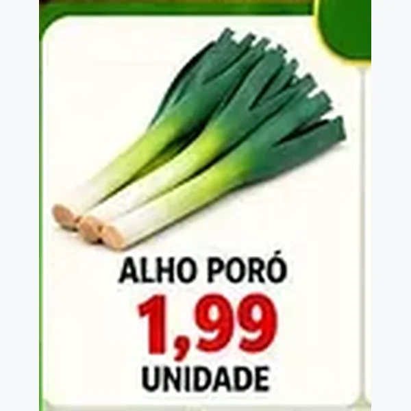 Recorte do encarte de Alho Poró