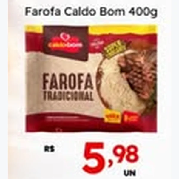 Farofa Tradicional Caldo Bom 400 g
