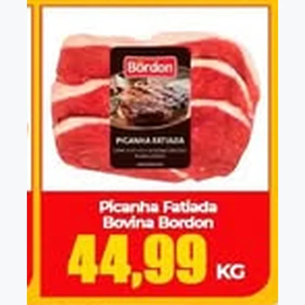 Picanha Fatiada Bovina Bordon