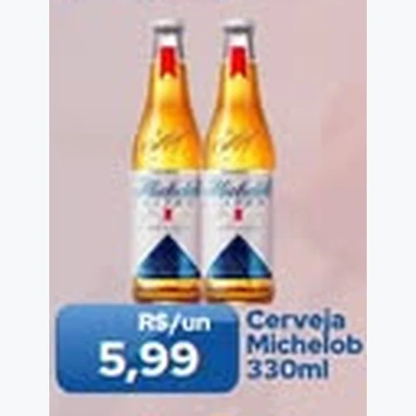 Recorte do encarte de Cerveja Michelob 330 ml