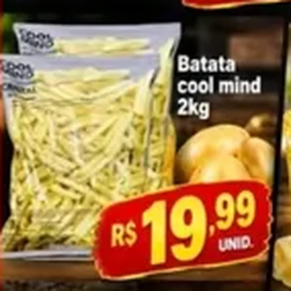 Recorte do encarte de Batata Cool Mind 2 kg