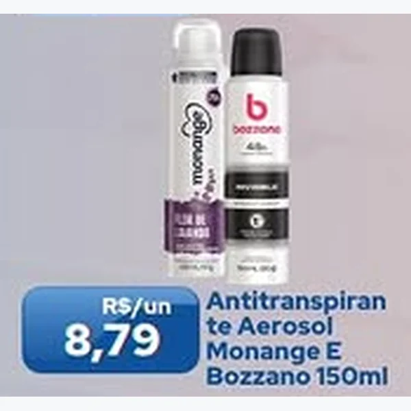 Antitranspirante Aerossol Bozzano 150 ml
