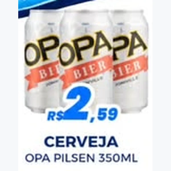 Cerveja Pilsen Opa 350 ml