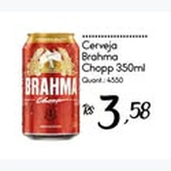 Cerveja Chopp Brahma 350 ml