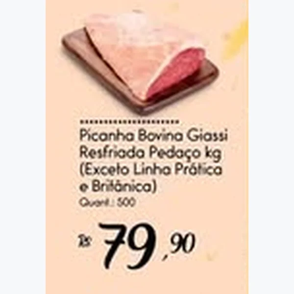 Picanha Bovina Resfriada Giassi