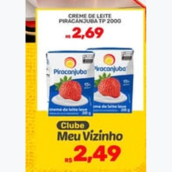 Creme de Leite Piracanjuba 200 g
