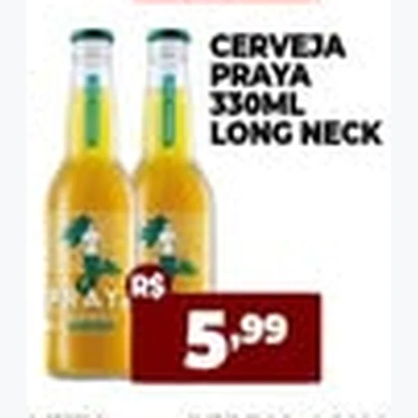 Cerveja Long Neck Praya 330 ml