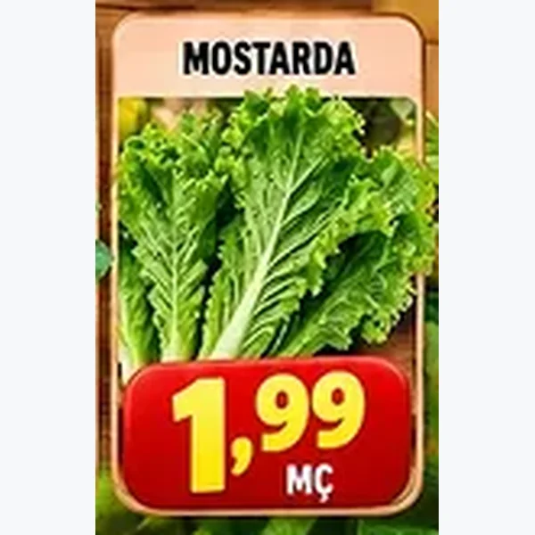Recorte do encarte de Mostarda