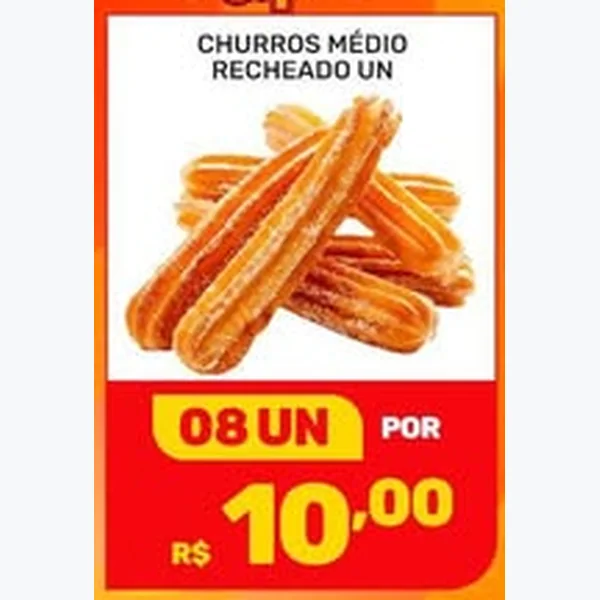 Recorte do encarte de Churros Médio Recheado